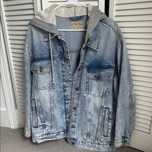 Denim Jacket with Hood